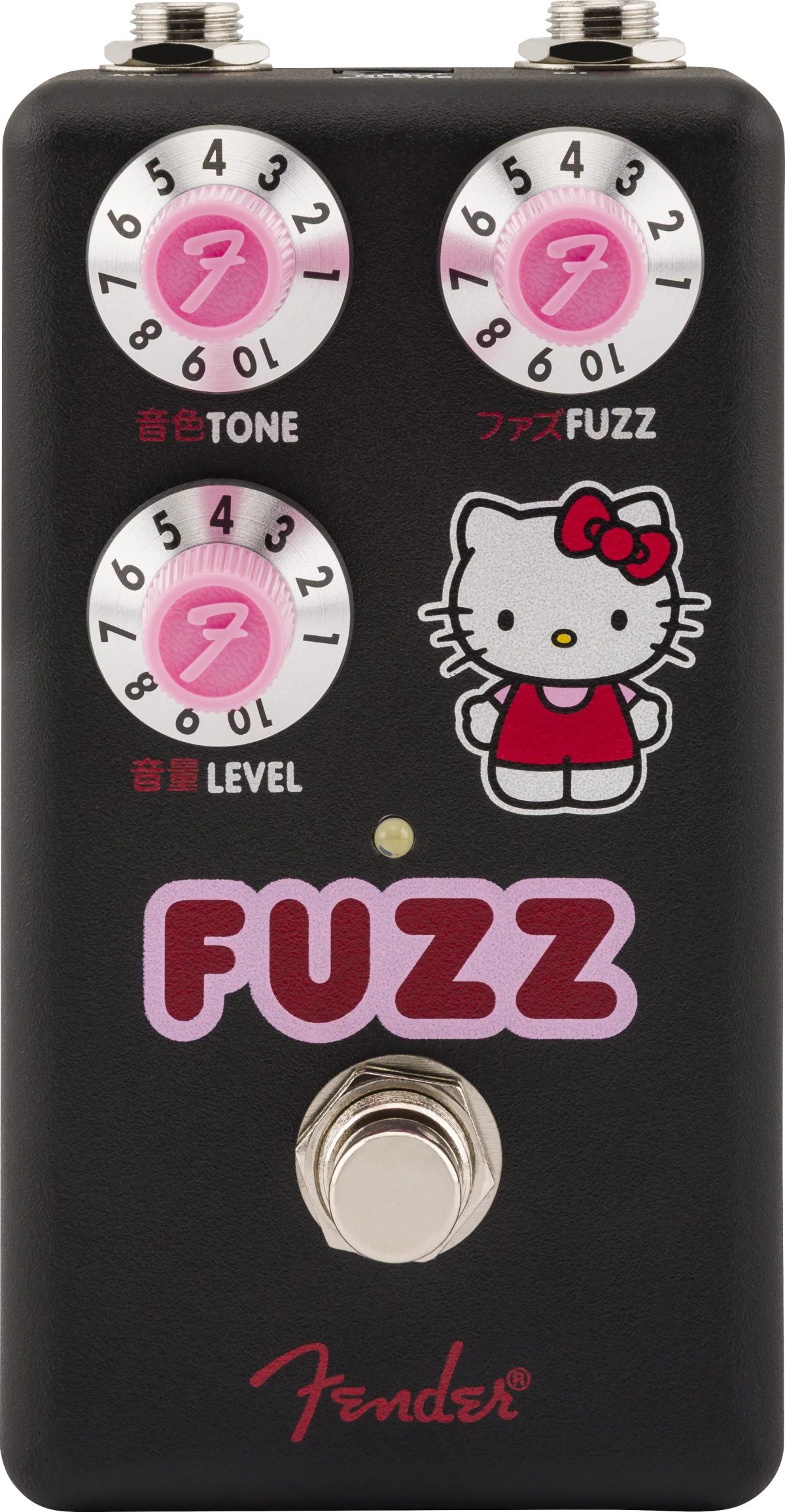Fender Pedal Hello Kitty Black Fuzzzzzz